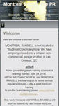 Mobile Screenshot of montrealbarbell.com
